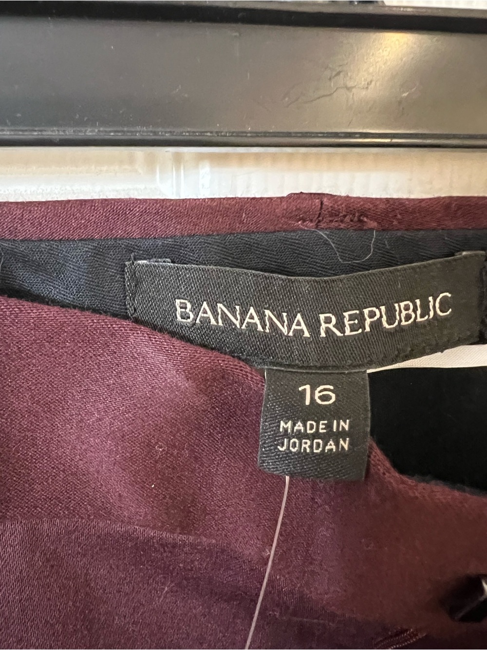 Banana Republic Women's Wine Straight-Leg Dress Pants - Picture 4 of 5